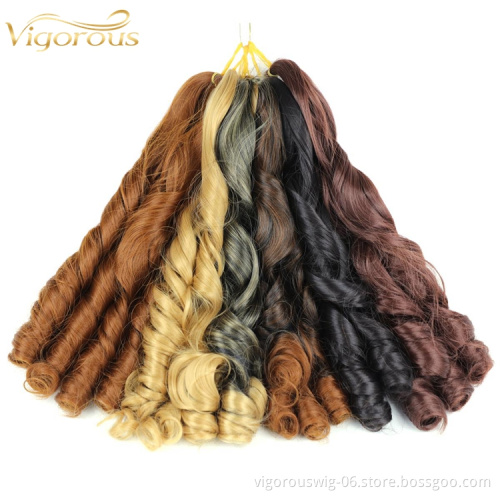 Synthetic crochet braiding hair braid hair extensions knot synthetic long donor packaging box custom raw hair extension